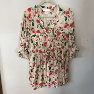 Motherhood Maternity Floral Blouse